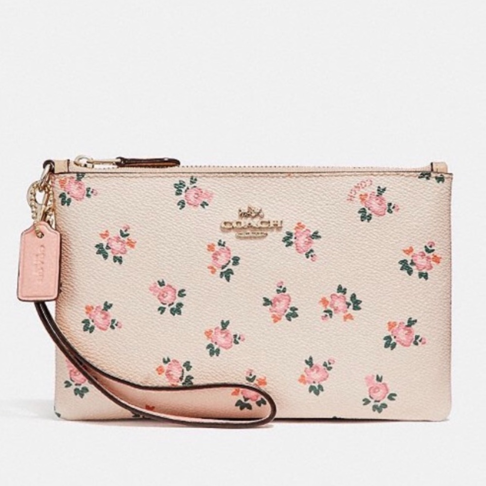 Coach Leather Wristlet